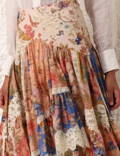 Clearance ZIMMERMANN August Asymmetric Skirt