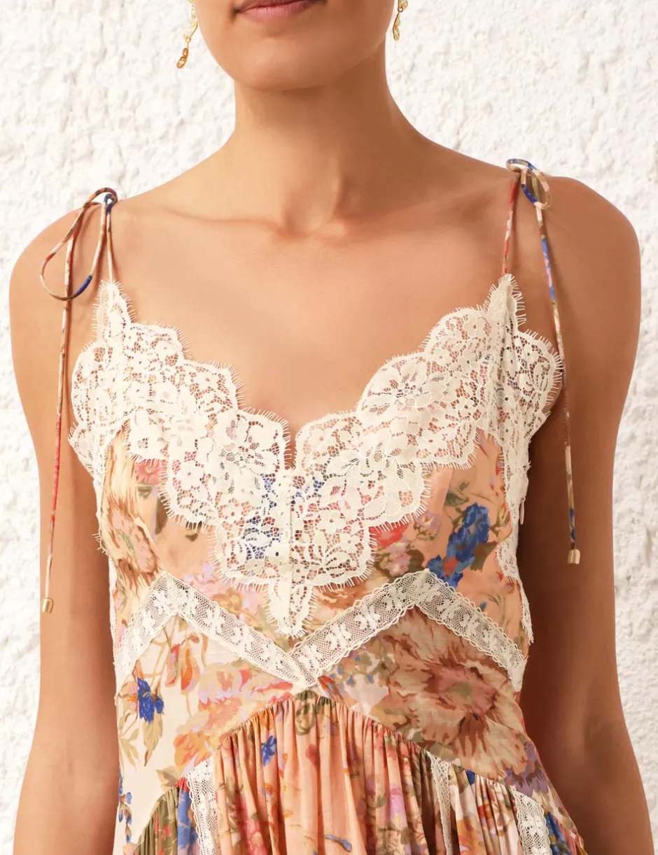 Sale ZIMMERMANN August Asymmetric Slip Dress
