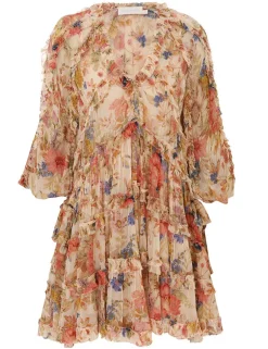Discount ZIMMERMANN August Billow Frill Mini Dress