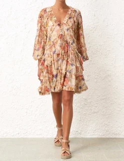 Discount ZIMMERMANN August Billow Frill Mini Dress