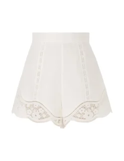 Outlet ZIMMERMANN August Broderie Shorts