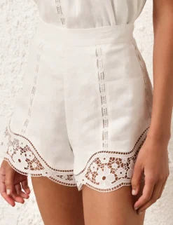 Outlet ZIMMERMANN August Broderie Shorts
