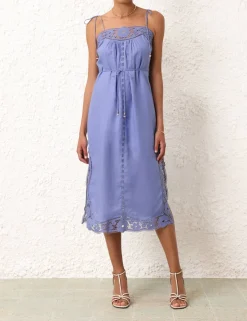 Outlet ZIMMERMANN August Broderie Slip Dress