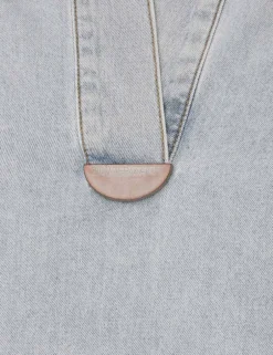 ZIMMERMANN August Denim Tunic Dress