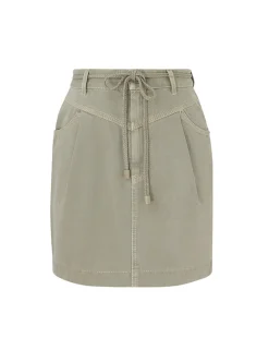 New ZIMMERMANN August Denim Utility Skirt