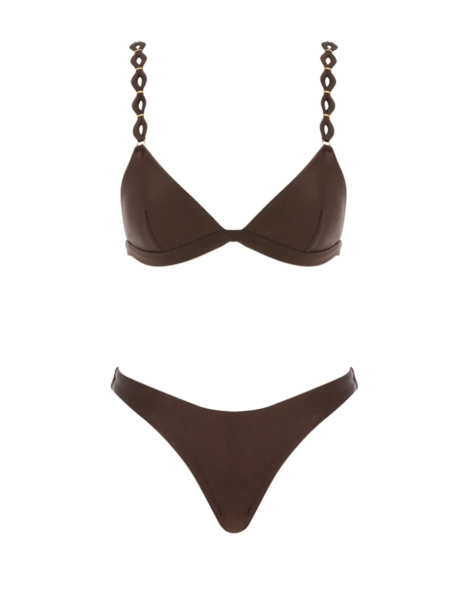ZIMMERMANN August Diamond Trim Tri Bikini