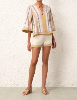 Best ZIMMERMANN August Embroidered Top