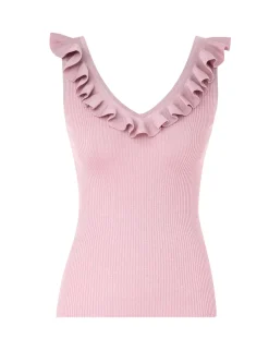 Outlet ZIMMERMANN August Frill V-Neck Top