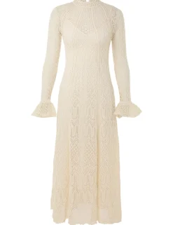 Clearance ZIMMERMANN August Lace Knit Dress