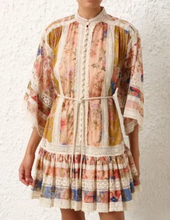 Best ZIMMERMANN August Lace Trimmed Mini Dress