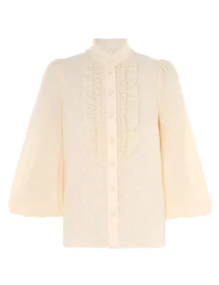 Best ZIMMERMANN August Long Sleeve Blouse