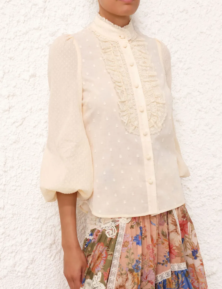 Best ZIMMERMANN August Long Sleeve Blouse