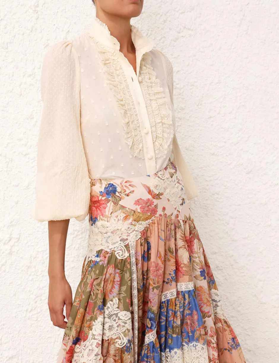 New ZIMMERMANN August Long Sleeve Blouse