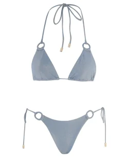 Online ZIMMERMANN August Lurex Ring Tie Bikini