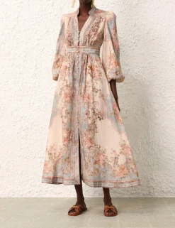 Outlet ZIMMERMANN August Plunge Midi Dress