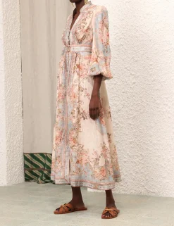 Outlet ZIMMERMANN August Plunge Midi Dress