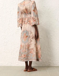 Outlet ZIMMERMANN August Plunge Midi Dress