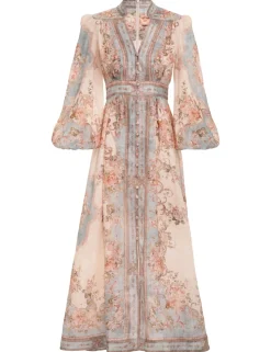 Best ZIMMERMANN August Plunge Midi Dress