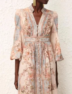 Best ZIMMERMANN August Plunge Midi Dress