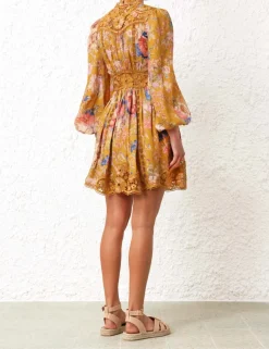 Discount ZIMMERMANN August Plunge Mini Dress