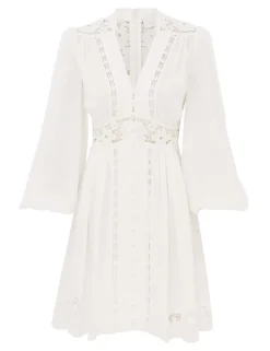 ZIMMERMANN August Plunge Mini Dress