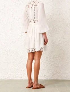 ZIMMERMANN August Plunge Mini Dress