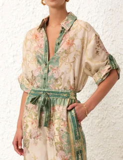 ZIMMERMANN August Short Sleeve Shirt