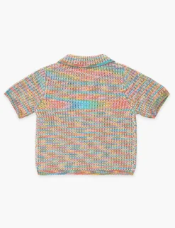 New ZIMMERMANN August Textured Knit Polo