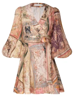 Outlet ZIMMERMANN August Wrap Mini Dress