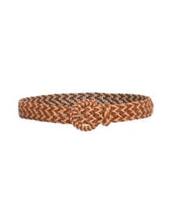 Outlet ZIMMERMANN Braided Leather Jean Belt