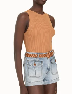 Online ZIMMERMANN Braided Leather Jean Belt