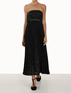 New ZIMMERMANN Burnout Pleated Dress