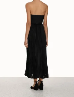 New ZIMMERMANN Burnout Pleated Dress