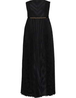 ZIMMERMANN Burnout Pleated Dress
