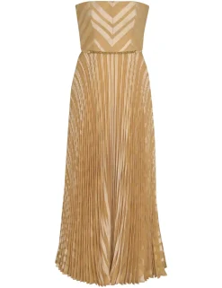 Sale ZIMMERMANN Burnout Pleated Dress