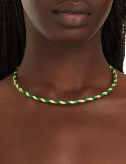 Discount ZIMMERMANN Candy Stripe Pave Choker