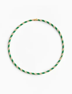 Discount ZIMMERMANN Candy Stripe Pave Choker