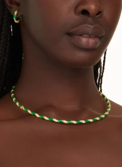 Discount ZIMMERMANN Candy Stripe Pave Choker