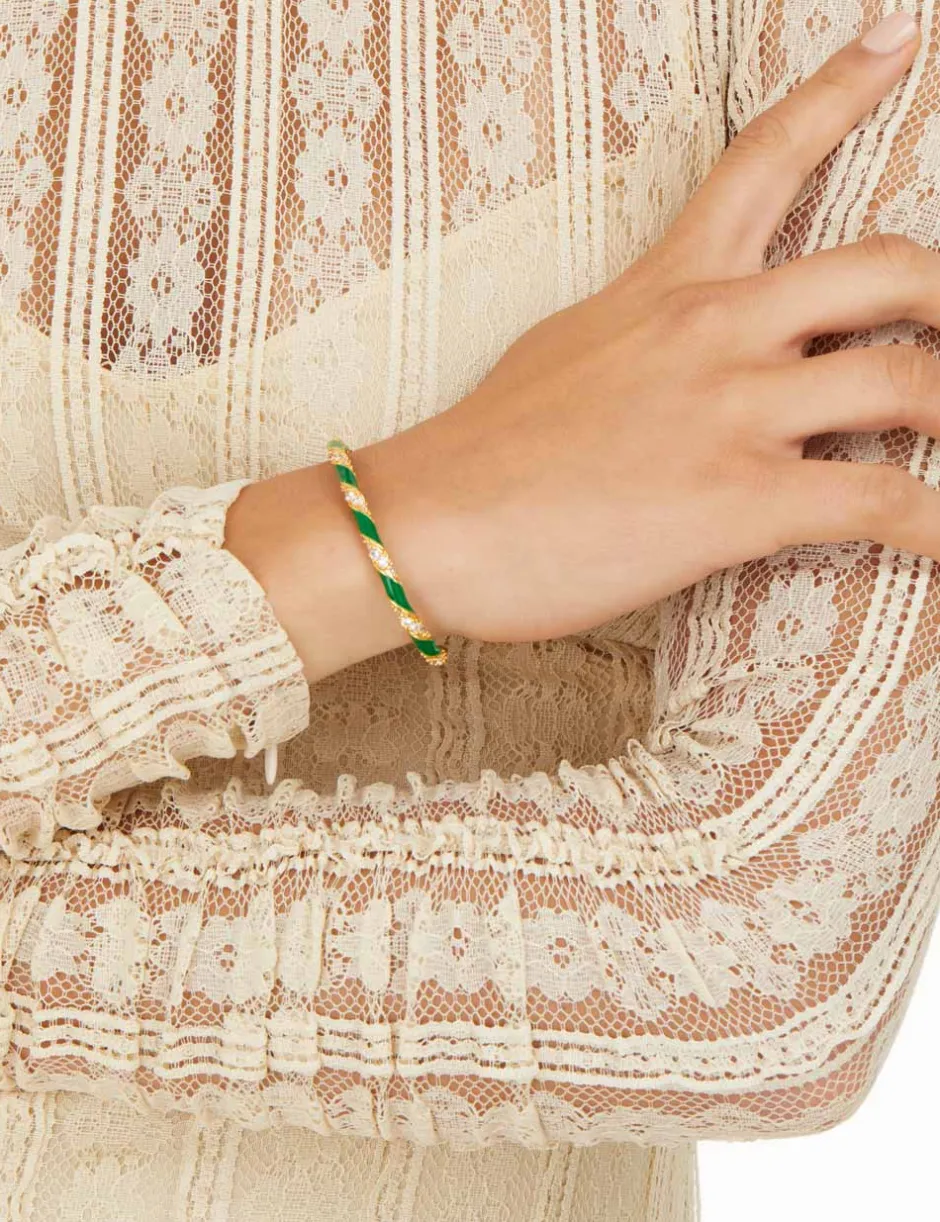 Discount ZIMMERMANN Candy Stripe Pave Cuff