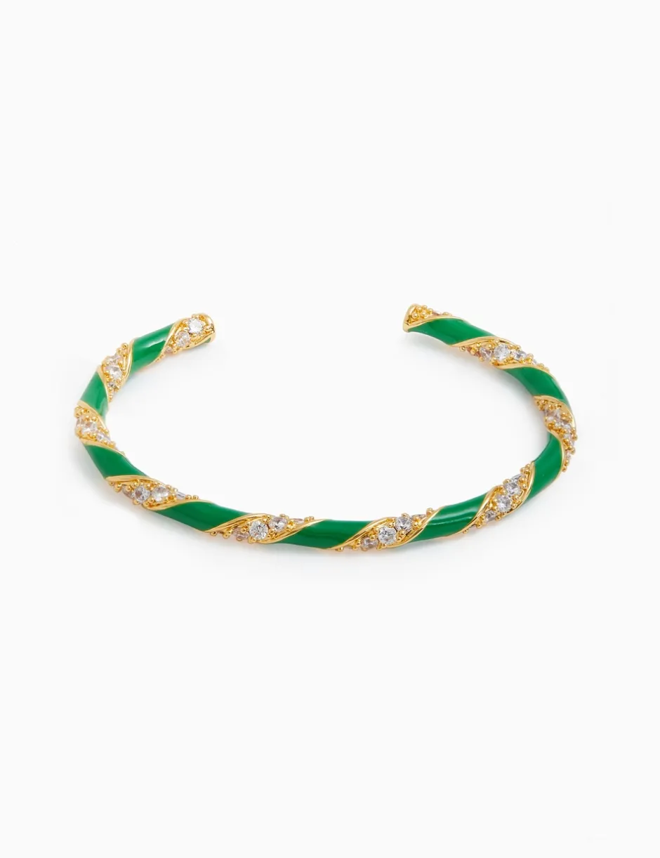 Discount ZIMMERMANN Candy Stripe Pave Cuff