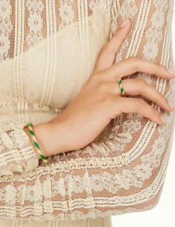Discount ZIMMERMANN Candy Stripe Pave Cuff
