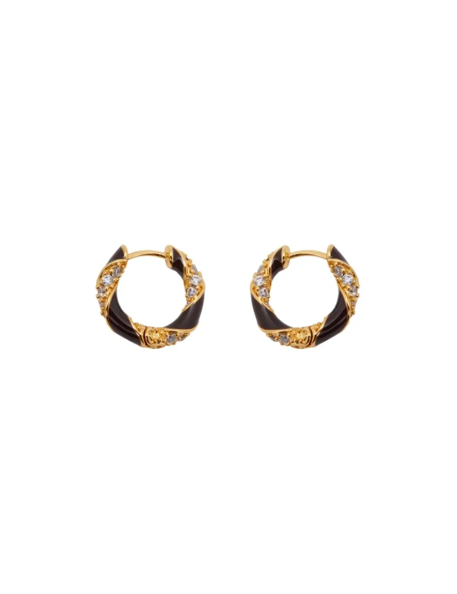 Hot ZIMMERMANN Candy Stripe Pave Hoops