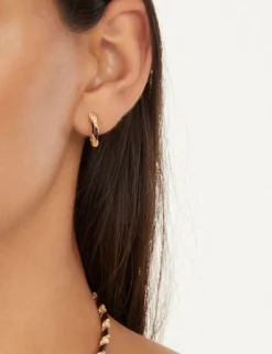 Hot ZIMMERMANN Candy Stripe Pave Hoops