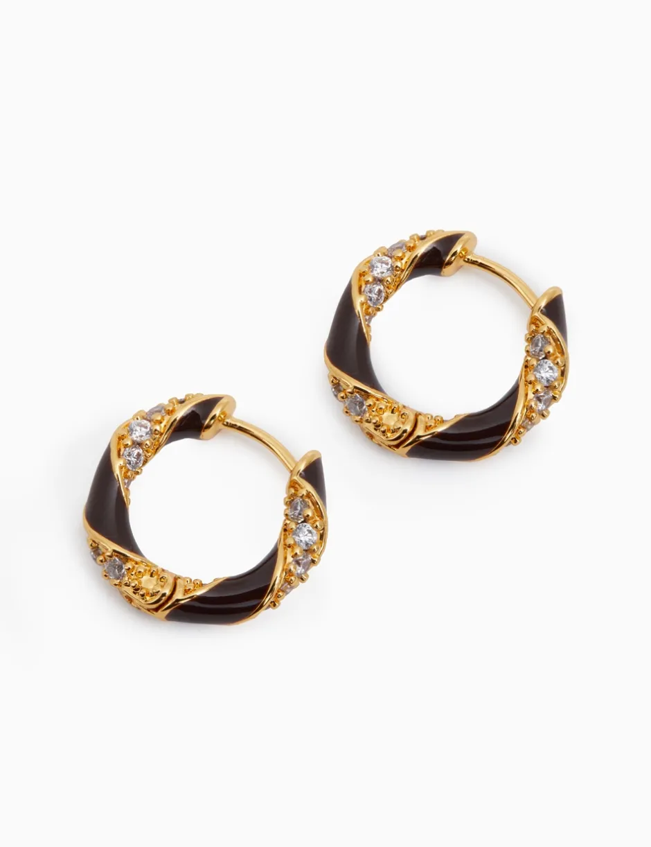 Hot ZIMMERMANN Candy Stripe Pave Hoops