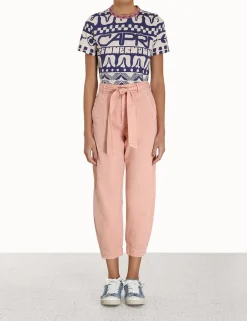 Best ZIMMERMANN Capri Straight Fit Tee