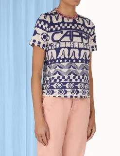 Best ZIMMERMANN Capri Straight Fit Tee
