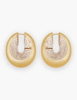 Sale ZIMMERMANN Carved Pave Hoops