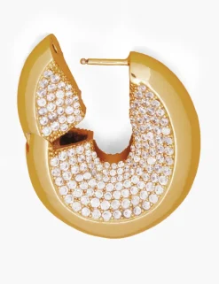 Sale ZIMMERMANN Carved Pave Hoops