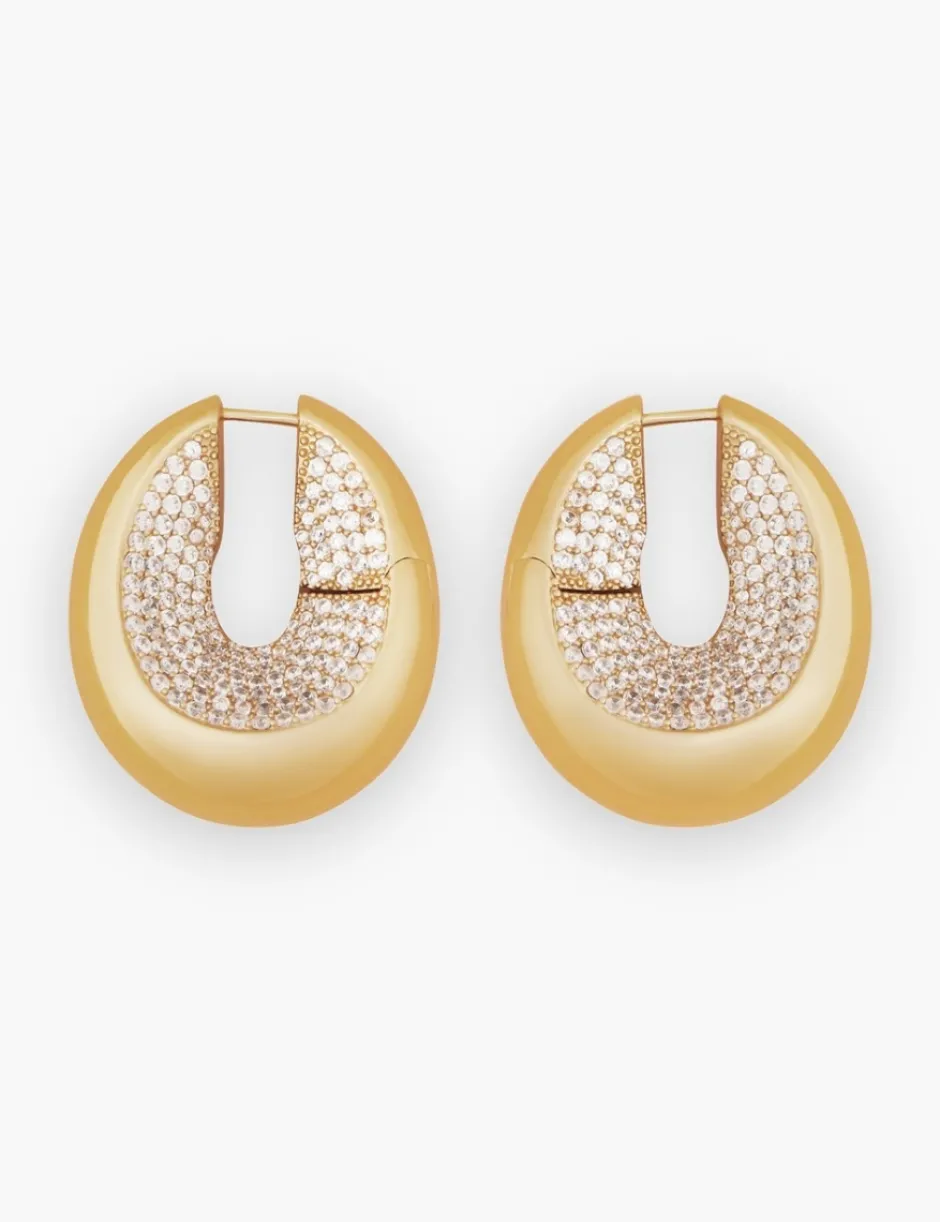 New ZIMMERMANN Carved Pave Hoops