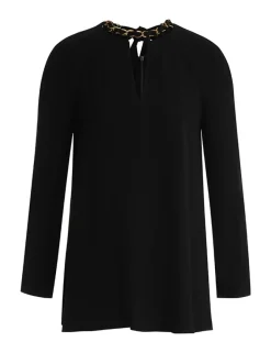 Discount ZIMMERMANN Chain Embellished Tunic Top